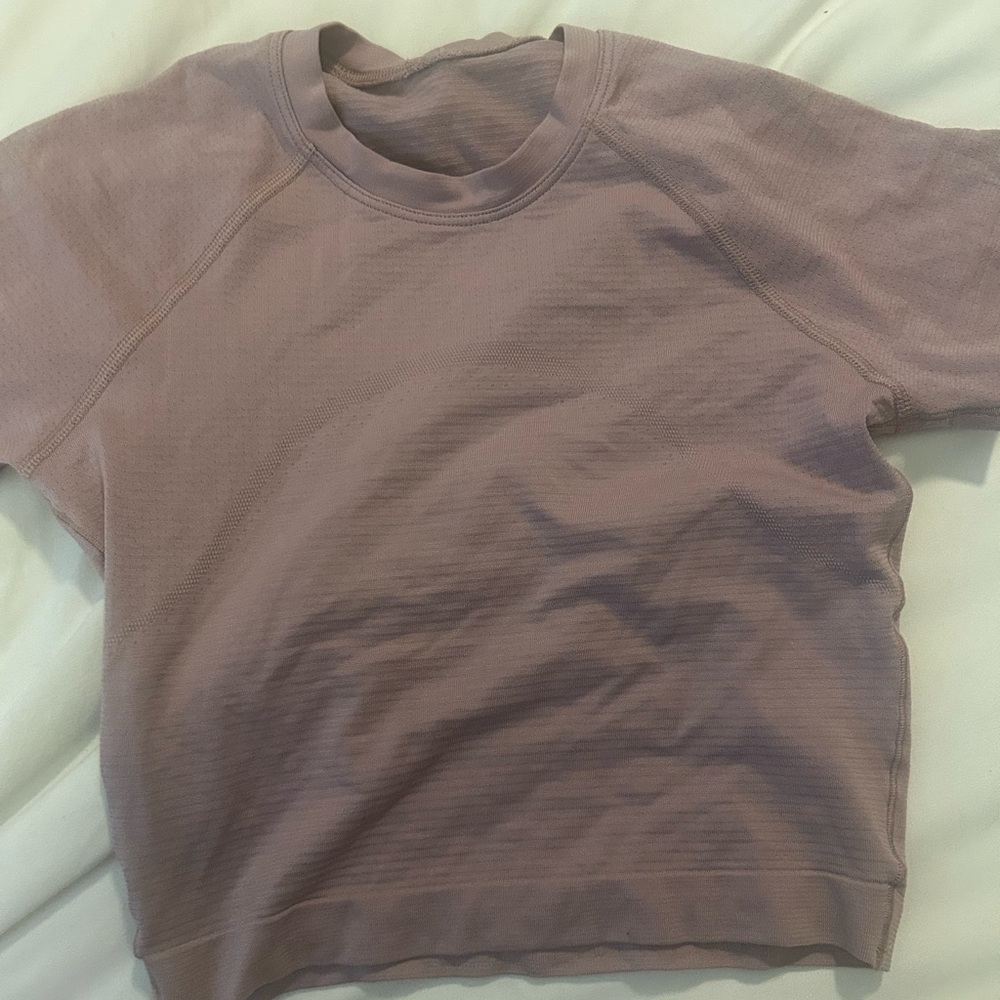 lululemon athletica crop shirt